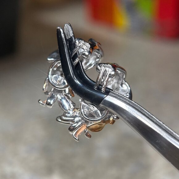 925 Tulip Flower Earrings - Picture 5 of 10